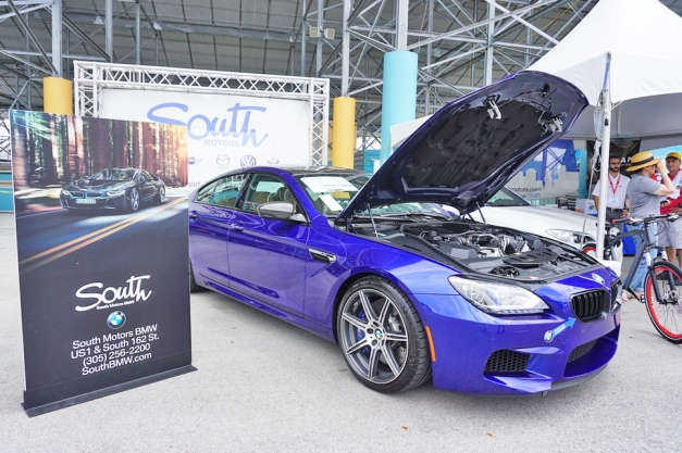 blue m6 from south motors bmw at bmw event